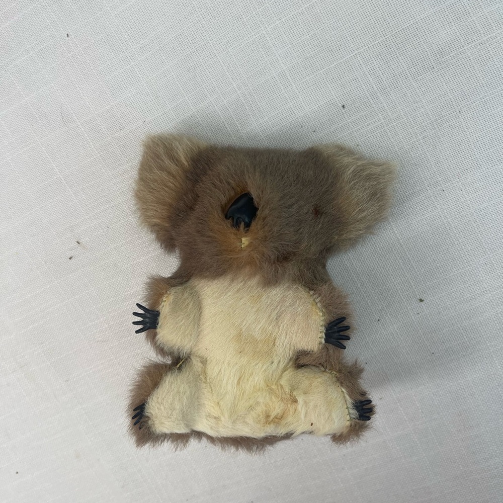 Plush Koala made of real fur (kangaroo or koala)